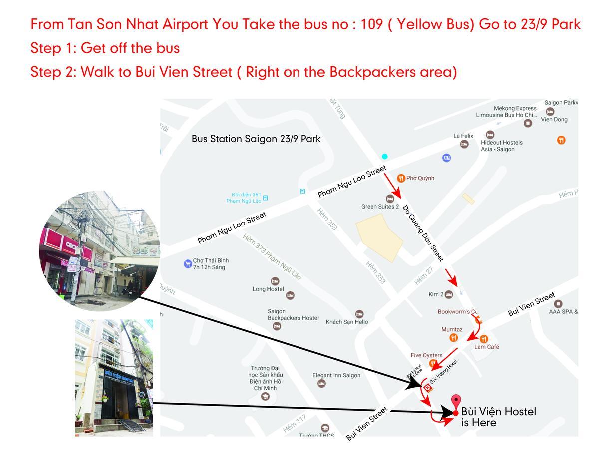 Bui Vien Hostel Ho Chi Minh City Exterior photo